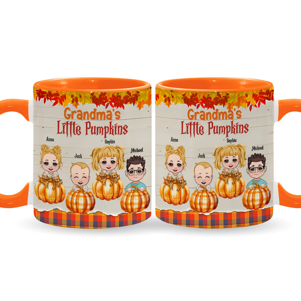 Les petites citrouilles de grand-mère - Mug personnalisé pour grand-mère