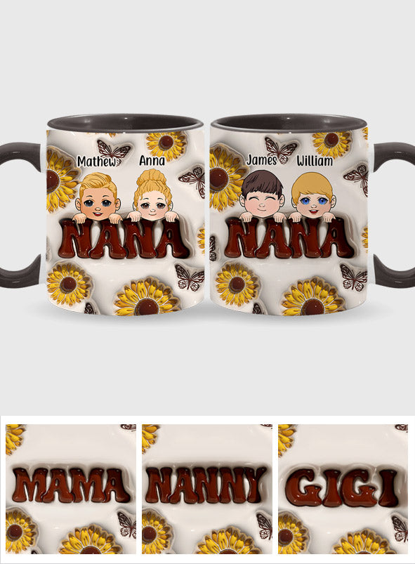 Beste Oma der Welt – Geschenk für Oma – Personalisierte Tasse mit Akzent