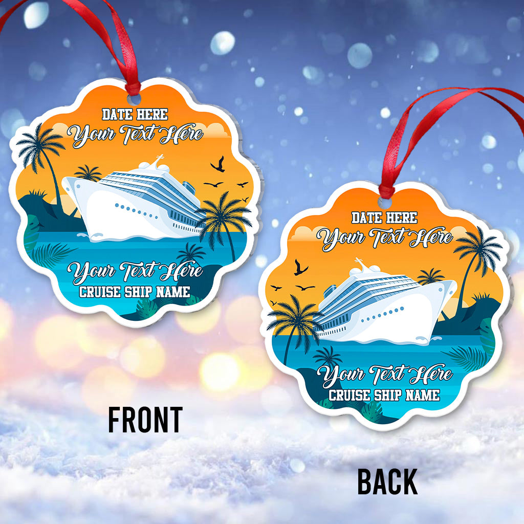 Love Cruising - Personalized Cruising Ornament