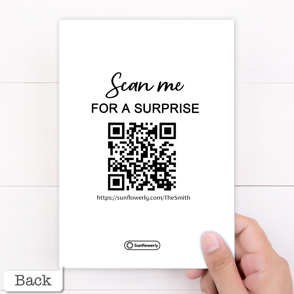 Christmas Favorite Songs With Photo Upload - Personalized QR Greeting Card
