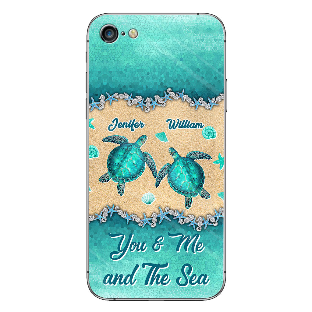 Salty Lil' Beach - Personalized Turtle Phone Case