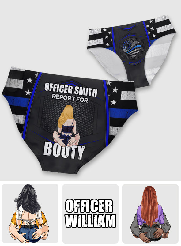 Rapport pour butin - Culottes personnalisées pour policières