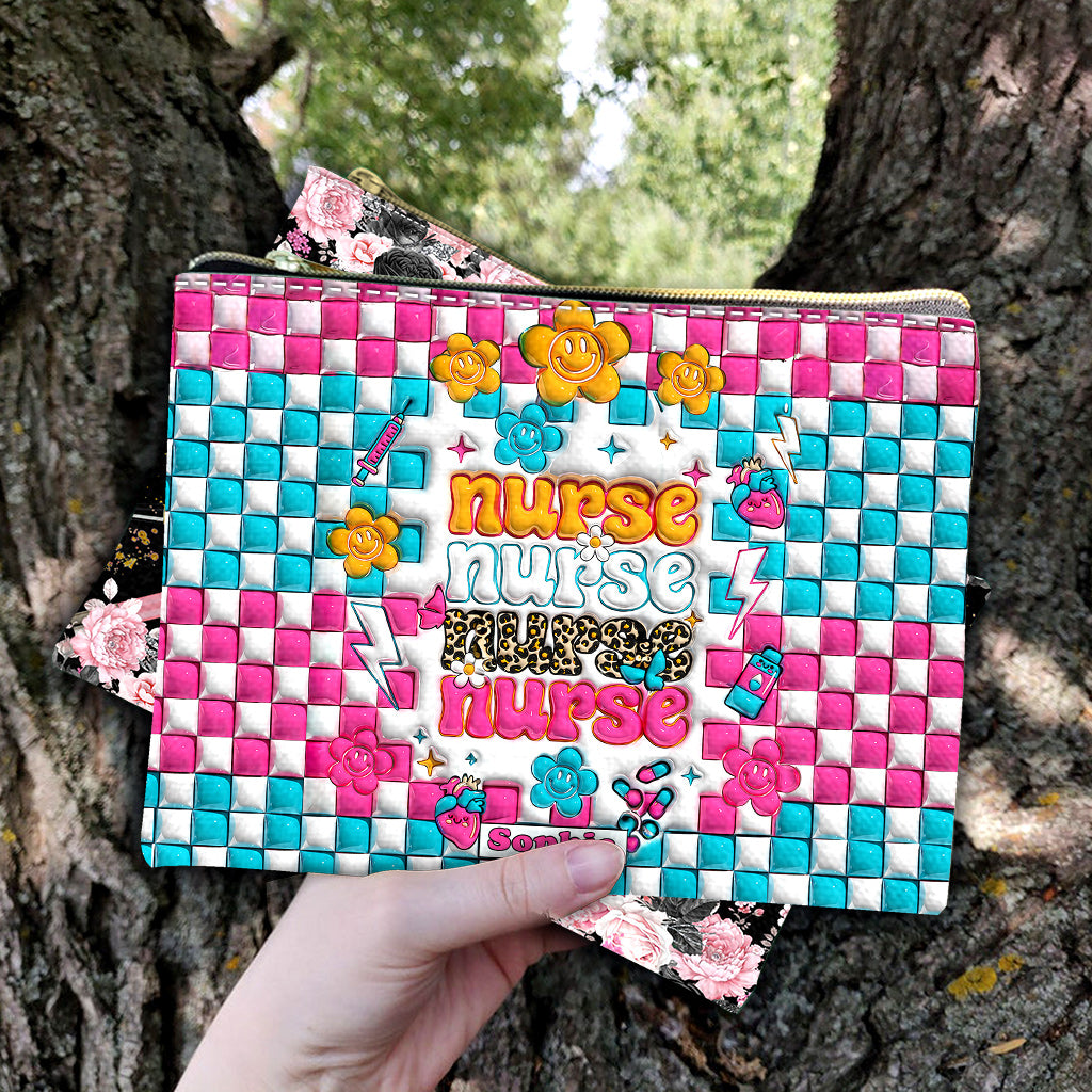 Nurse Life - Nurse gift for mom, her, wife, girlfriend, friend - Personalized Pouch