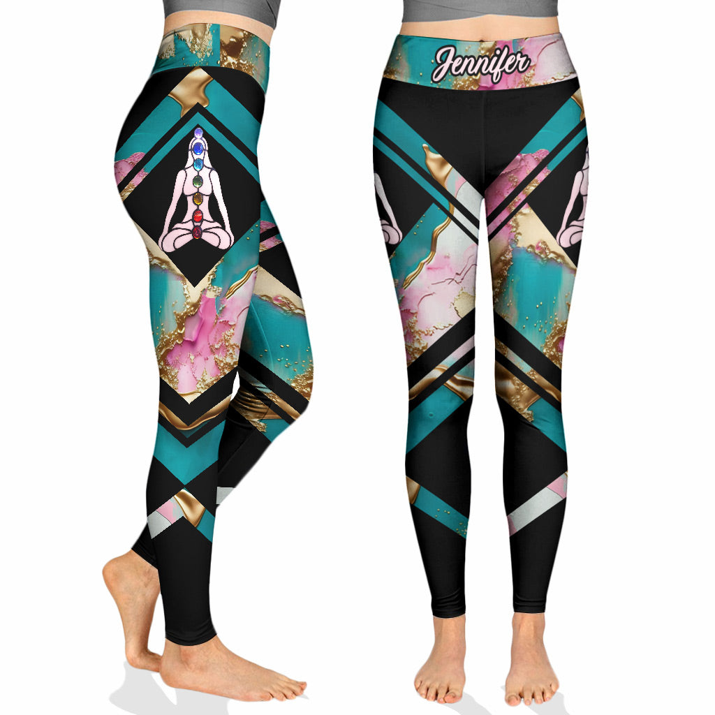 Leggings de yoga personnalisés pour la méditation des 7 chakras