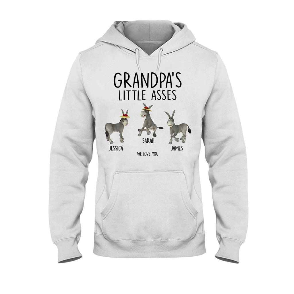 Little Asses - Gift for dad, grandpa, mom, uncle, aunt, grandma - Personalized T-shirt And Hoodie