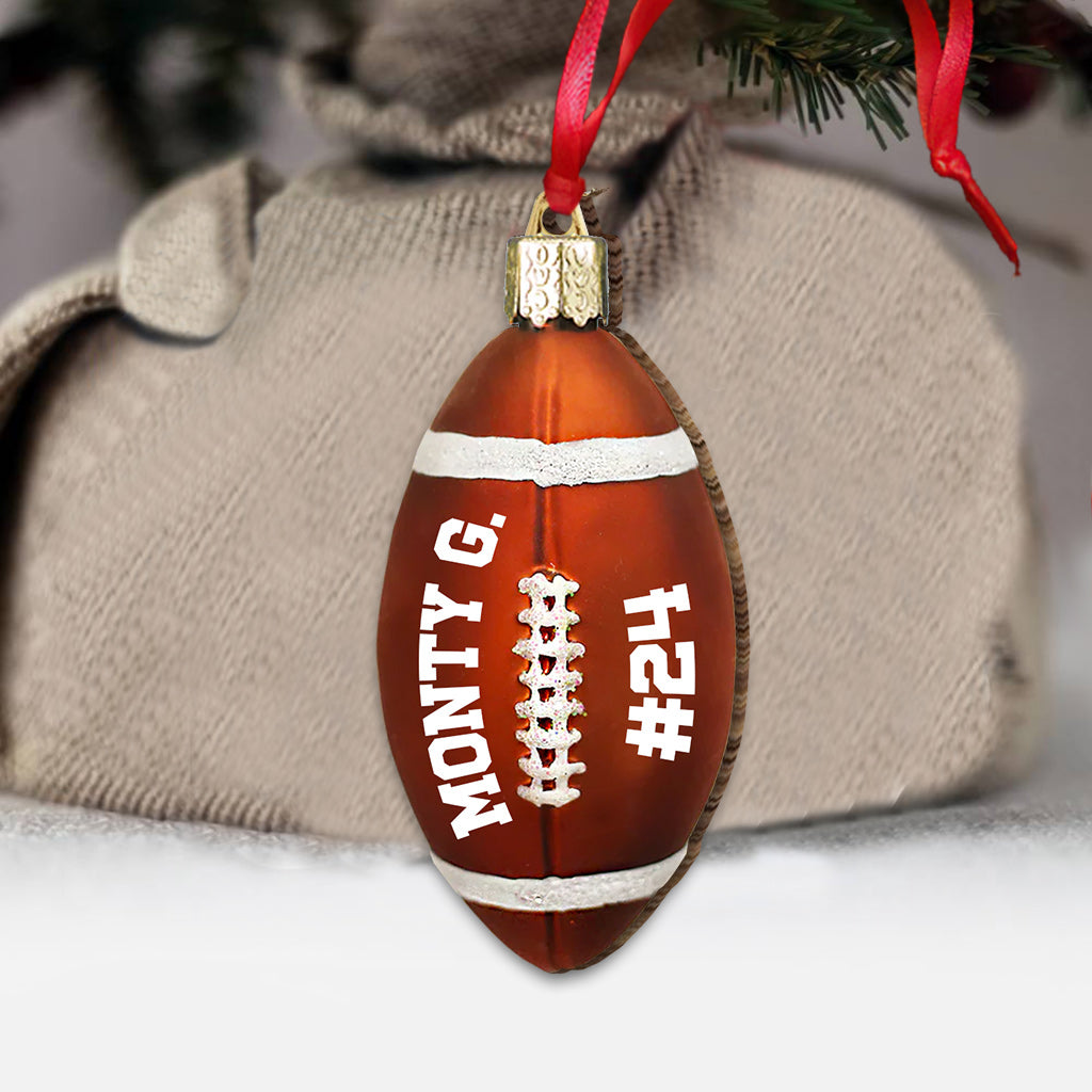 Football Ball - Personalized Football Ornament