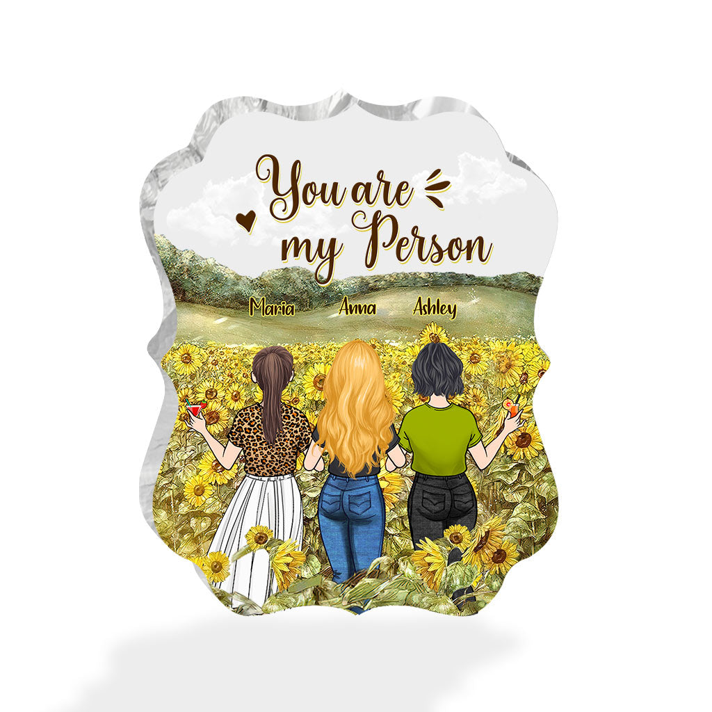 Bestie Forever - Bestie gift for sister - Personalized Custom Shaped Acrylic Plaque