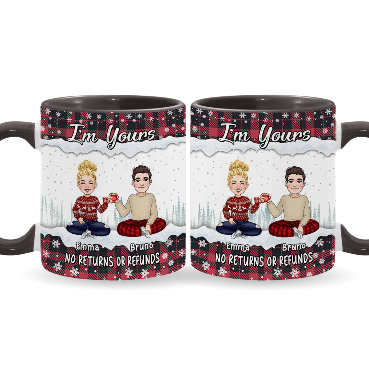 I’m Yours - Personalized Couple Accent Mug