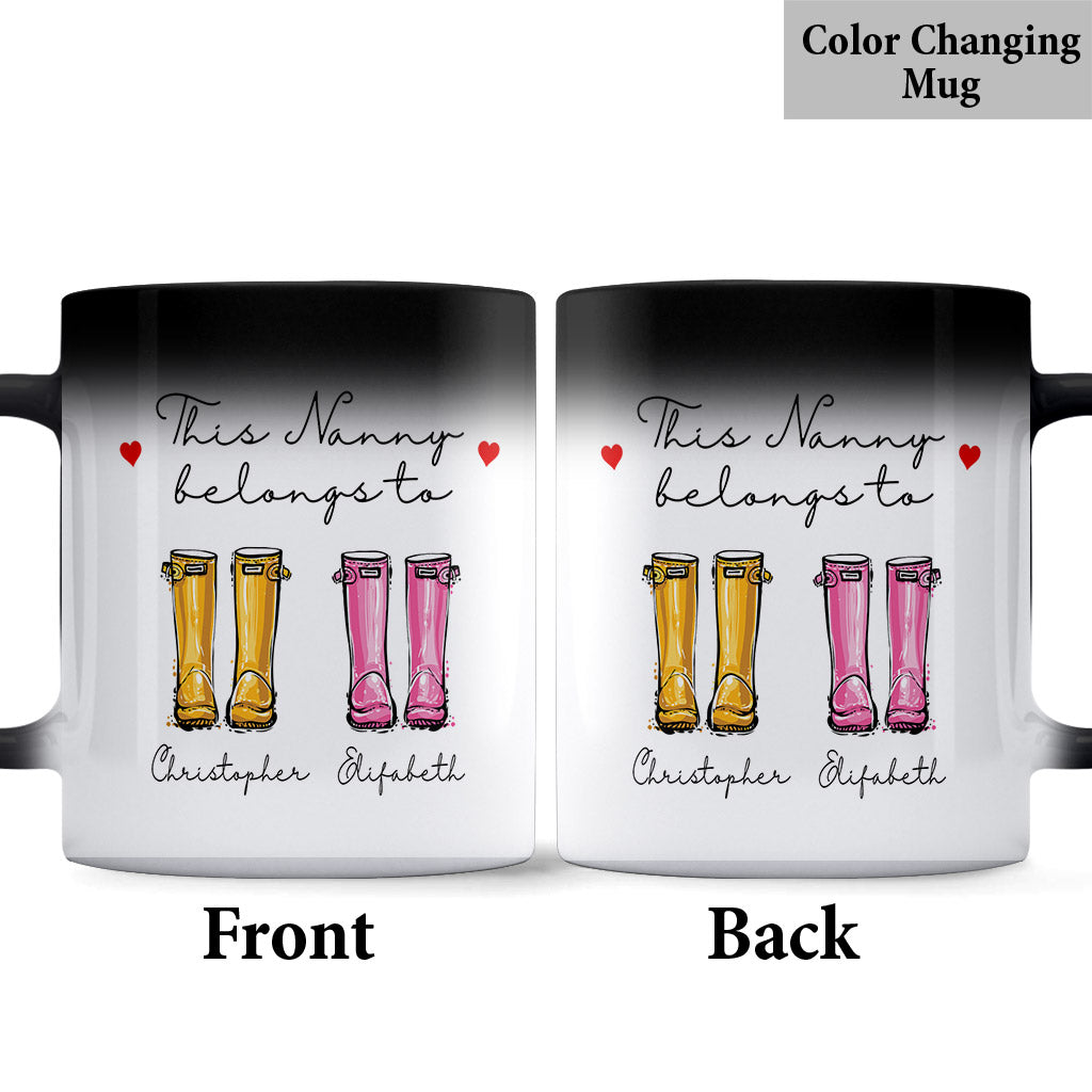 This Grandma/Nana/Mom Belong To - Personalized Grandma Mug