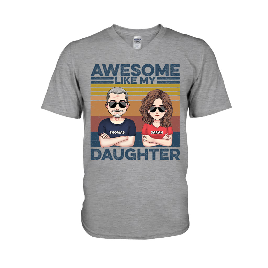 Like Father Like Son - Gift for dad, dad - Personalized T-shirt And Hoodie