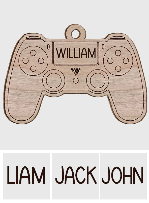 Gamecontroller – Personalisierter Videospiel-Anhänger