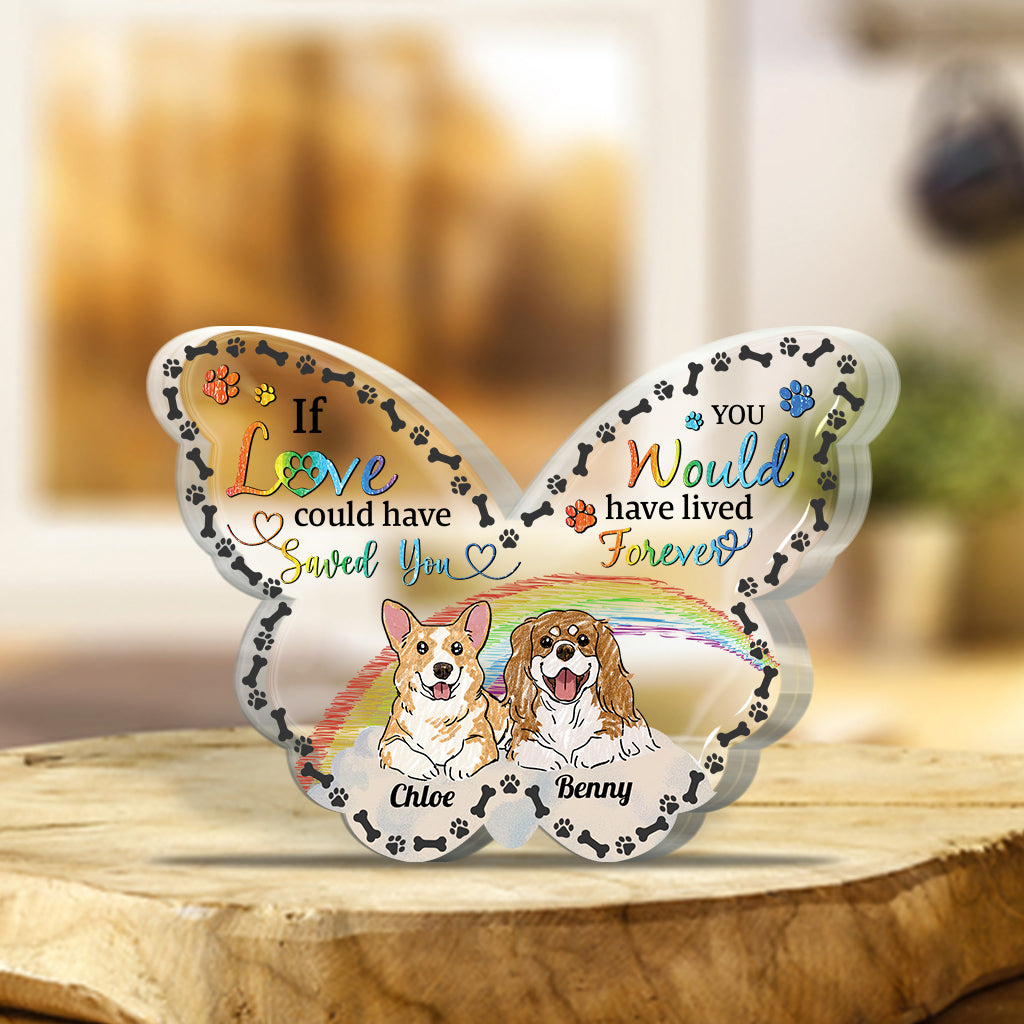 Dogs Cats Lovers - Personalized Dog Custom Shaped Acrylic Plaque