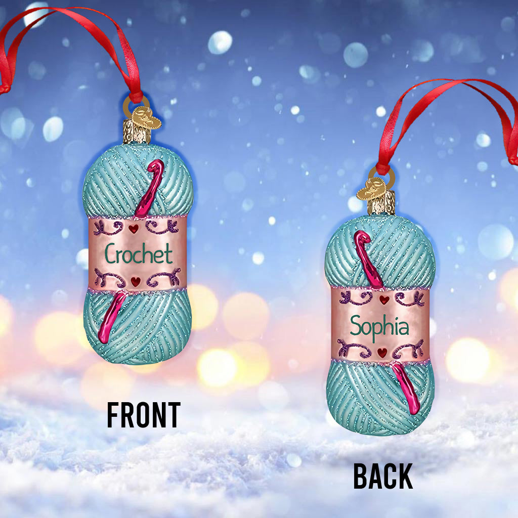 Love Crochet - Personalized Crocheting Ornament