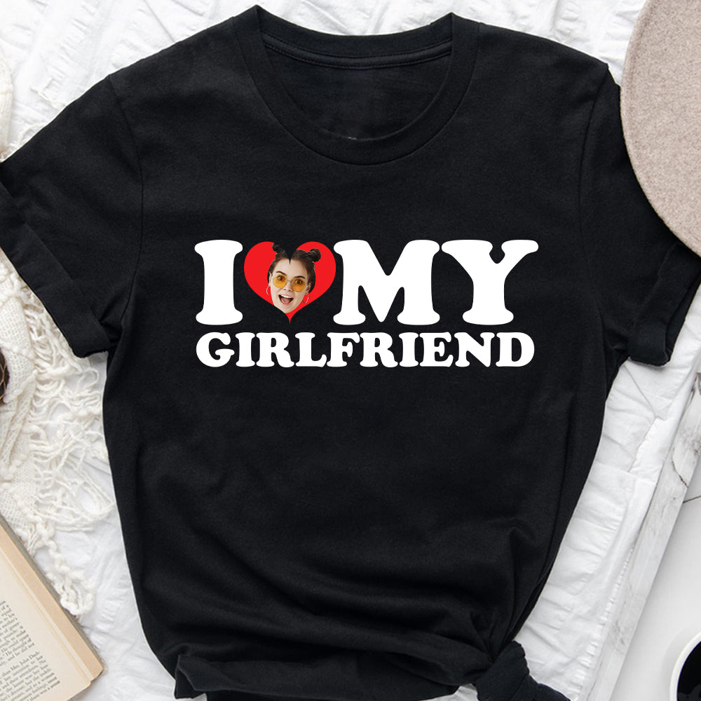 I Love My Hot Girlfriend/ Boyfriend/ Wife/ Husband - Personalized Couple T-shirt And Hoodie