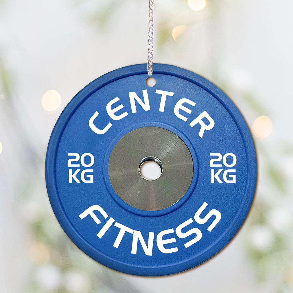 Center Fitness - Personalized Fitness Ornament