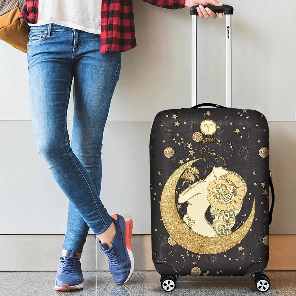 Zodiac Sign - Personalized Horoscope Luggage Cover