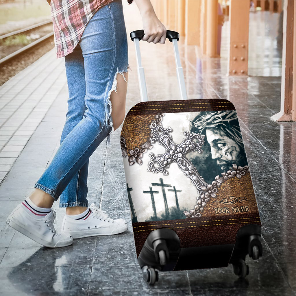 Have Faith - Personalized Christian Luggage Cover