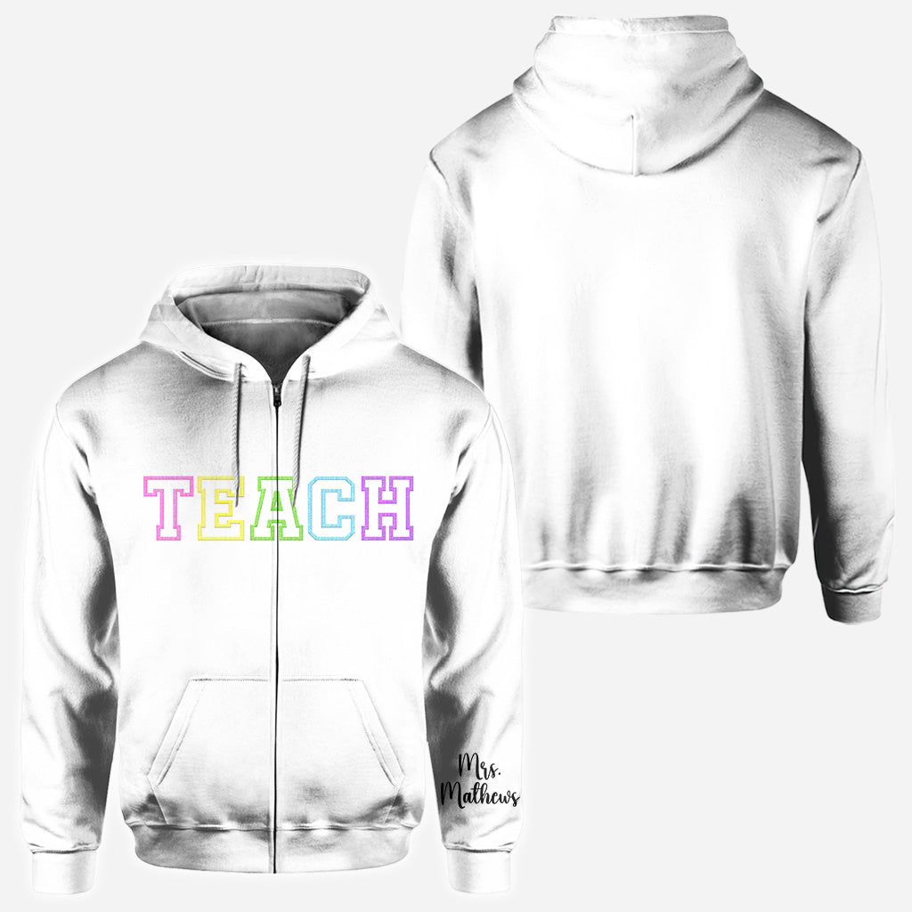 A Great Teacher - Personalized Teacher All Over Shirt