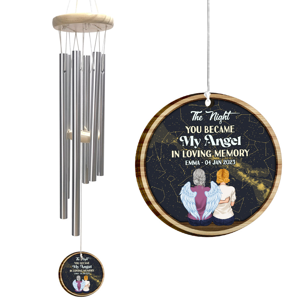 When I Look At The Stars - Personalized Memorial Wind Chime