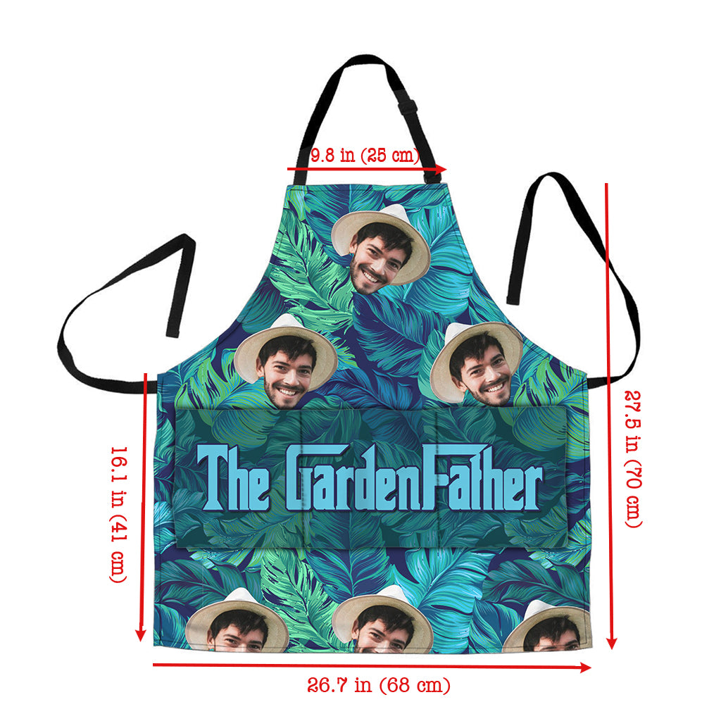 And Into The Garden - Gardening gift for mom, dad, grandma, him, her, wife, husband, girlfriend, boyfriend - Personalized Apron