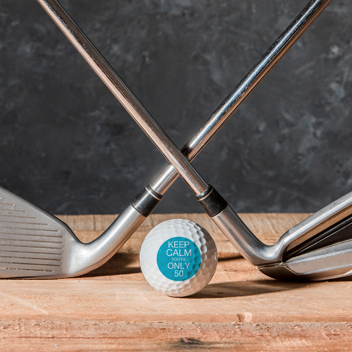 Keep Calm - Golf gift for dad, him, boyfriend, husband, grandpa - Personalized Golf Ball