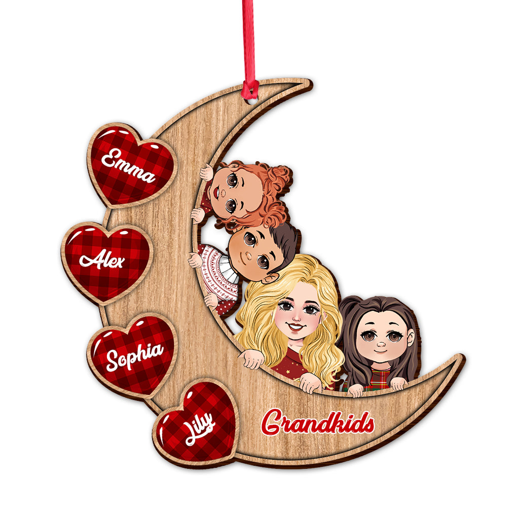Grandkids - Personalized Grandma Ornament