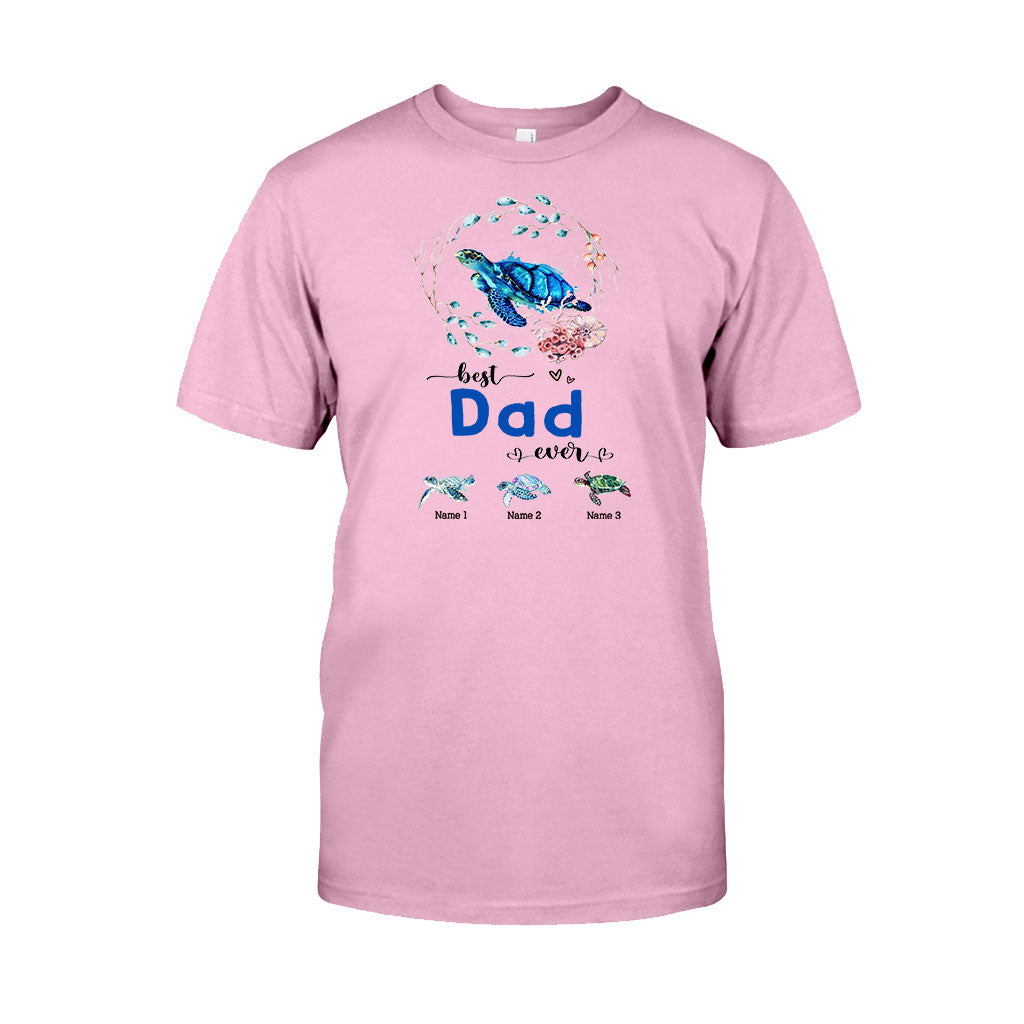 Best Nana Ever - Turtle gift for grandma, grandpa, mom, dad, uncle, aunt - Personalized T-shirt And Hoodie