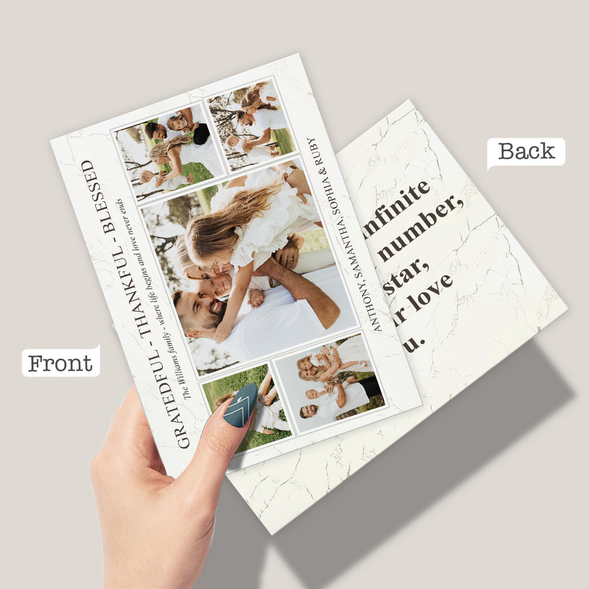 Forever Love - Personalized Greeting Card