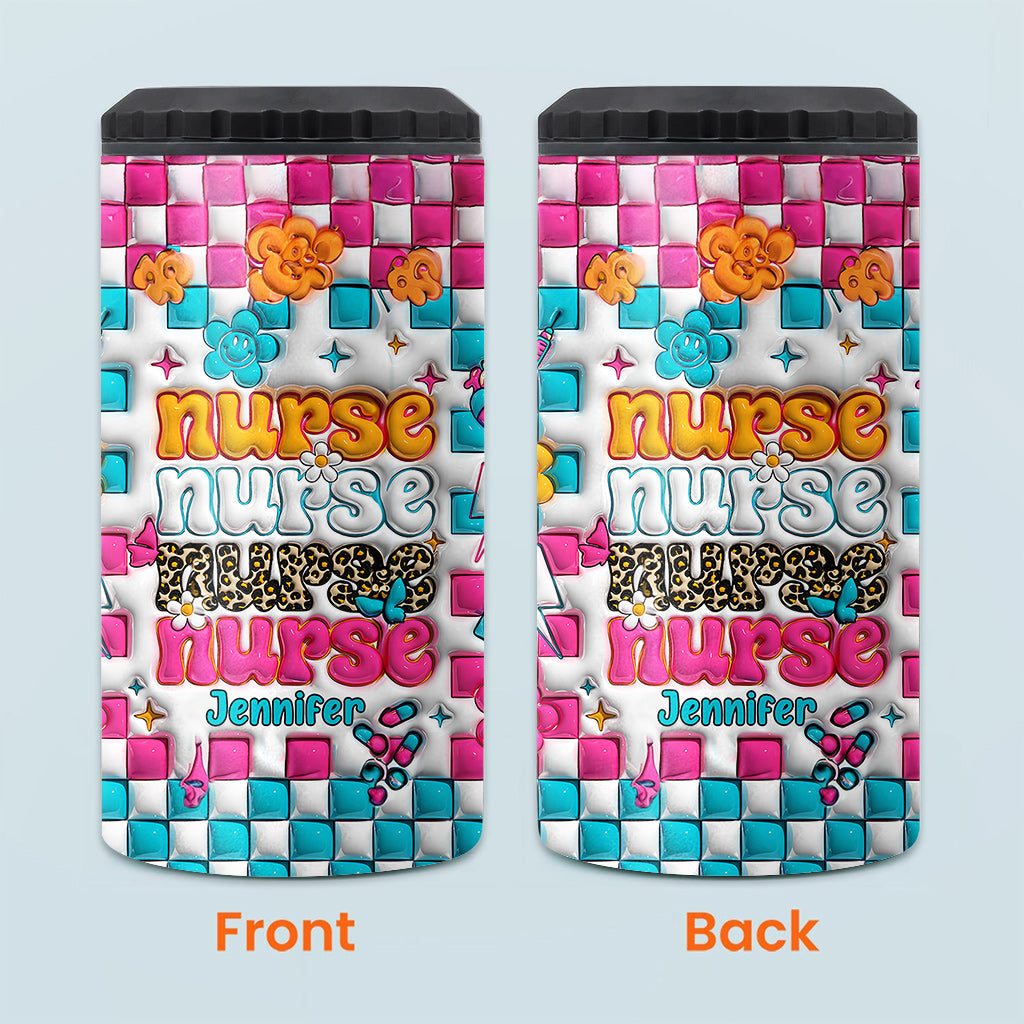 Nurse Life - Personalized Nurse Can Cooler