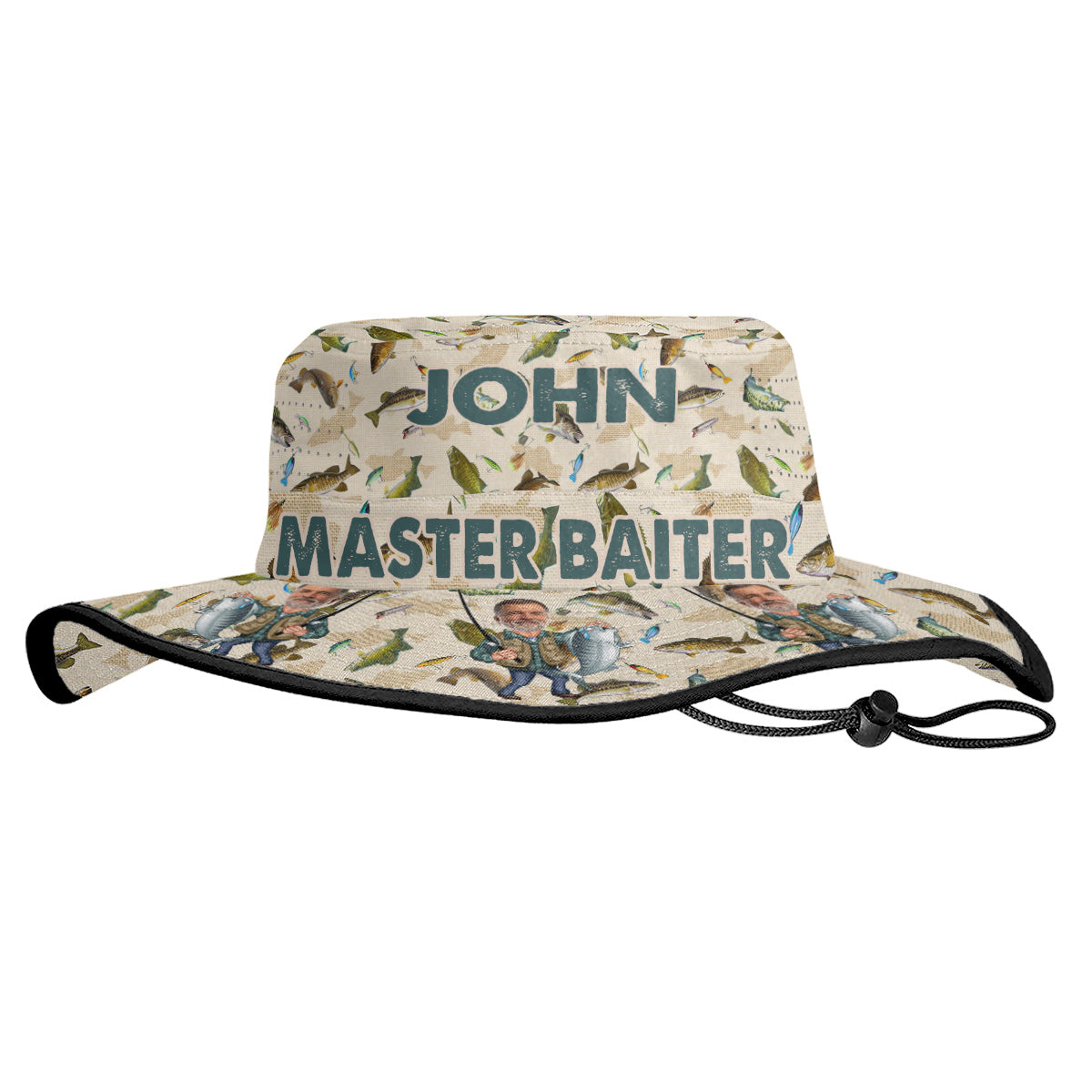 Chapeau de pêche personnalisé Master Baiter
