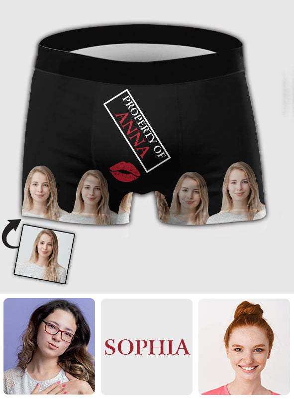Property - Personalized Couple Men’s Boxer Briefs