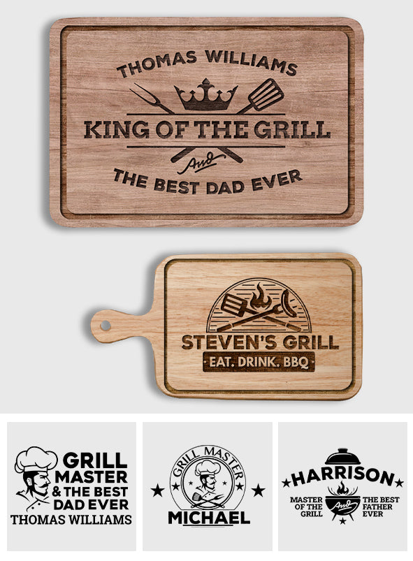 Dad Cutting Board - Gift for dad - Personalized Cutting Board