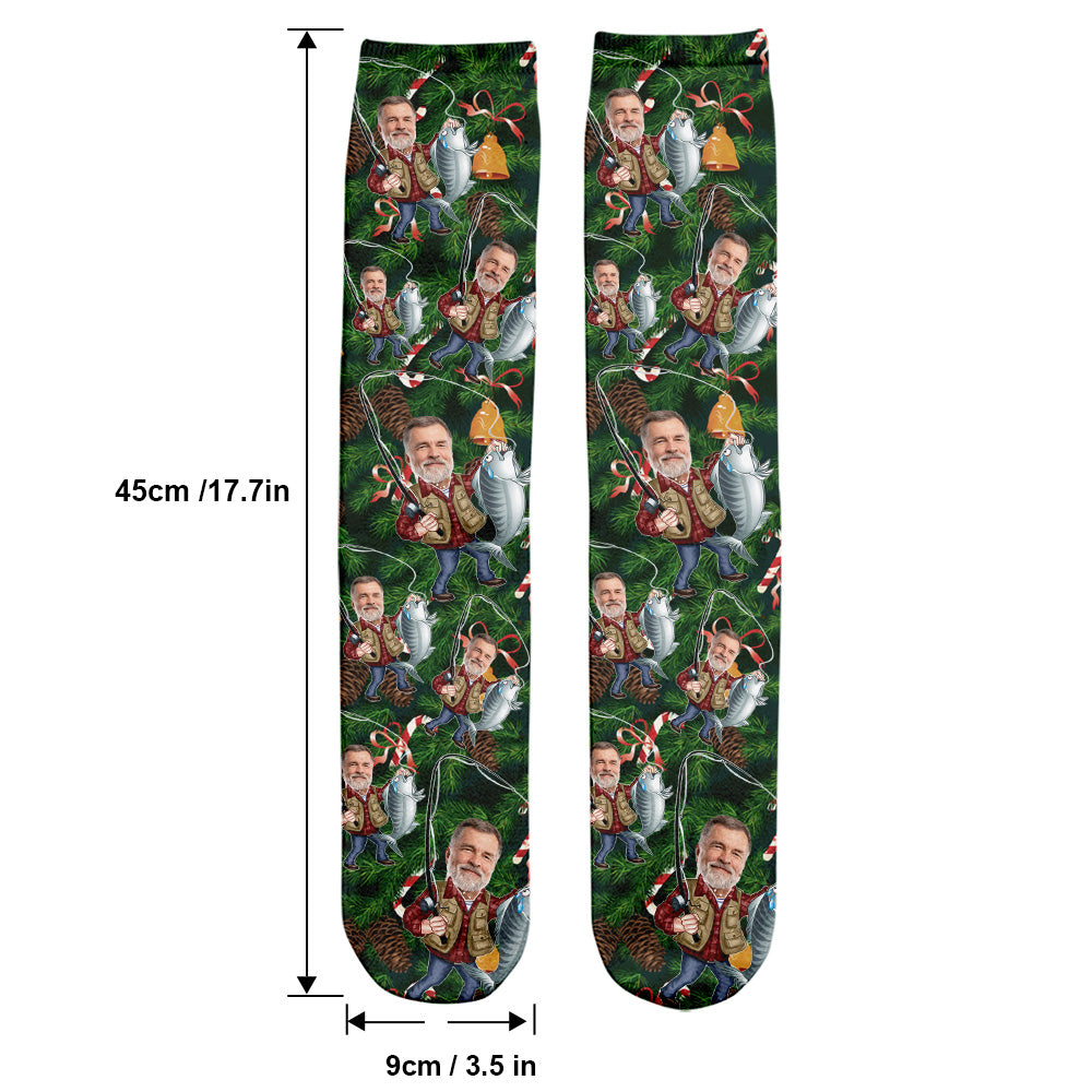 Fishing Lover - Personalized Fishing Socks
