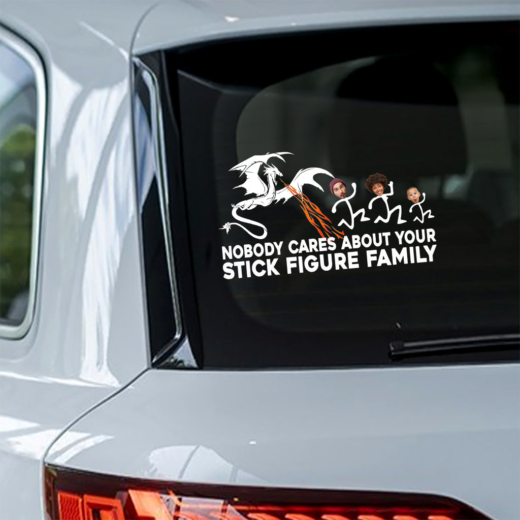 Your Stick Figure Rolled A One - RPG gift for friend, mom, dad, husband, wife, girlfriend, boyfriend - Personalized Decal Full