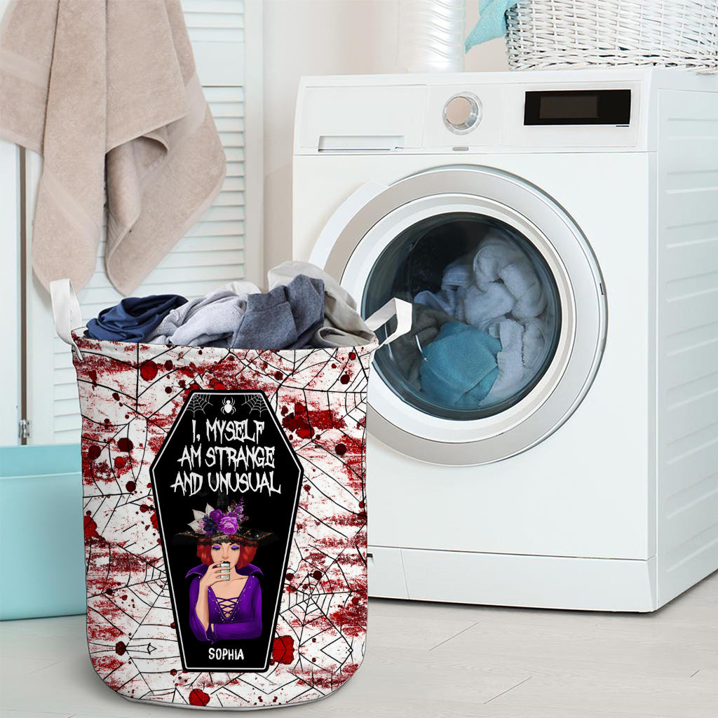 I Myself Am Strange and Unusual - Personalized Witch Storage Basket