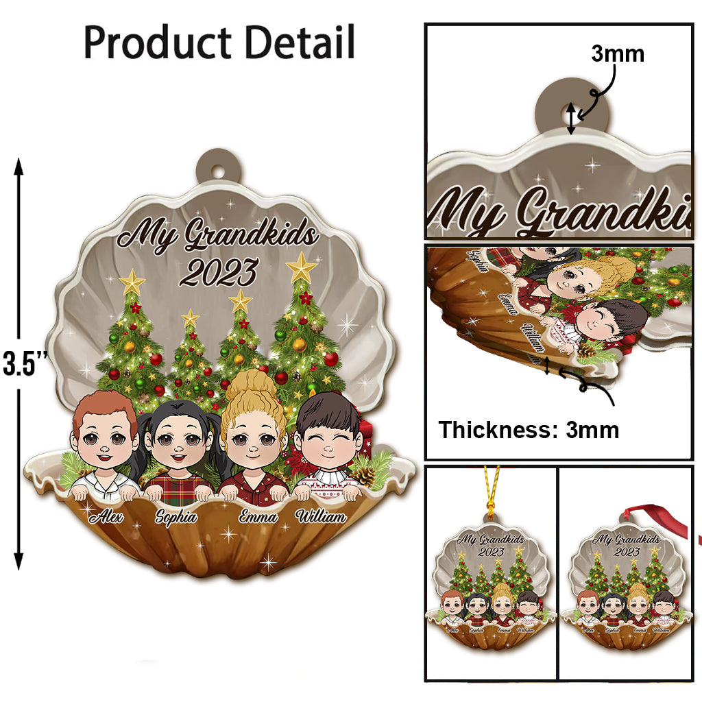 My Grandkids - Personalized Grandma Ornament