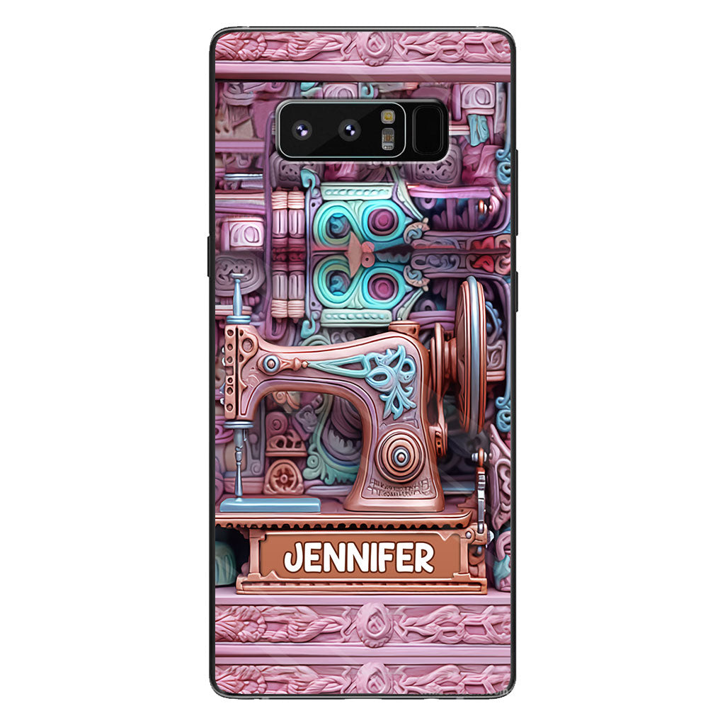 Love Sewing - Personalized Sewing Phone Case