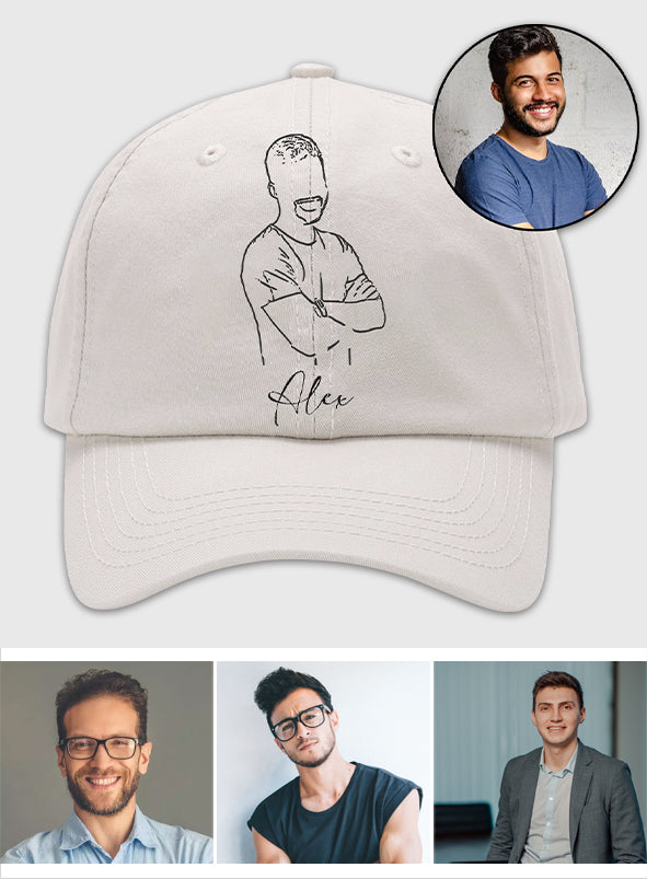 Casquette classique brodée personnalisée avec photo - Oncle