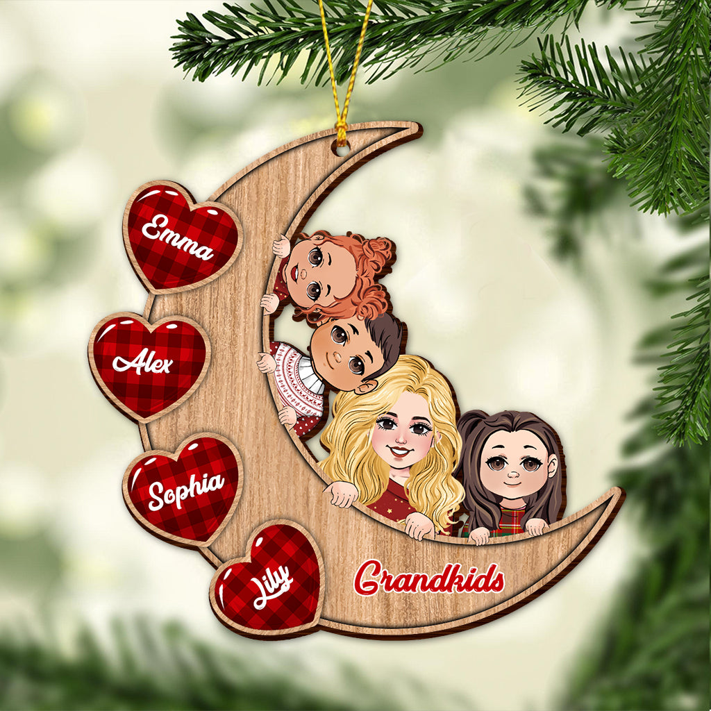 Grandkids - Personalized Grandma Ornament