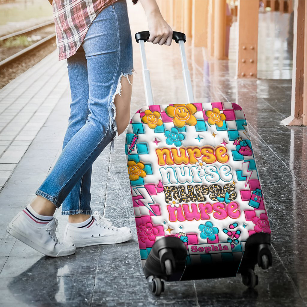 Nurse Life - Nurse gift for mom, her, wife, girlfriend, friend - Personalized Luggage Cover