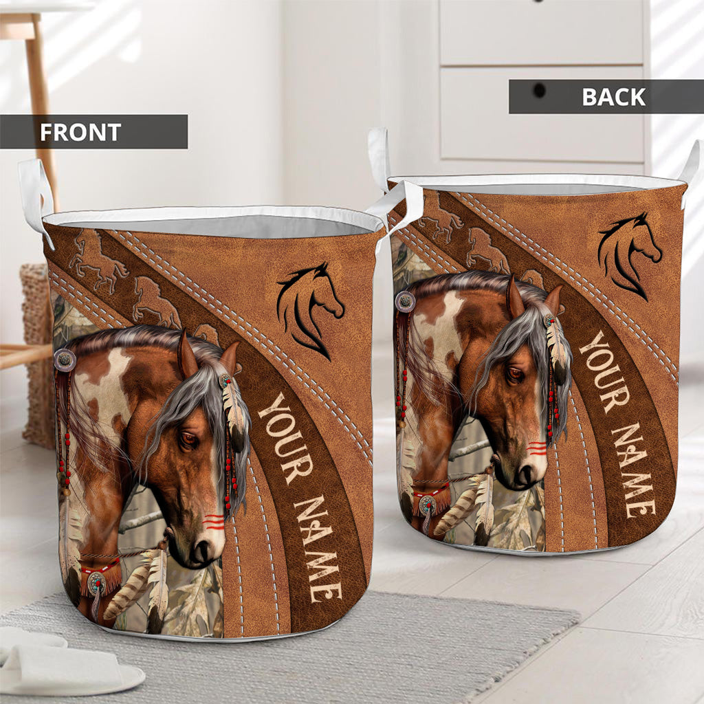 Love Horses - Personalized Horse Storage Basket