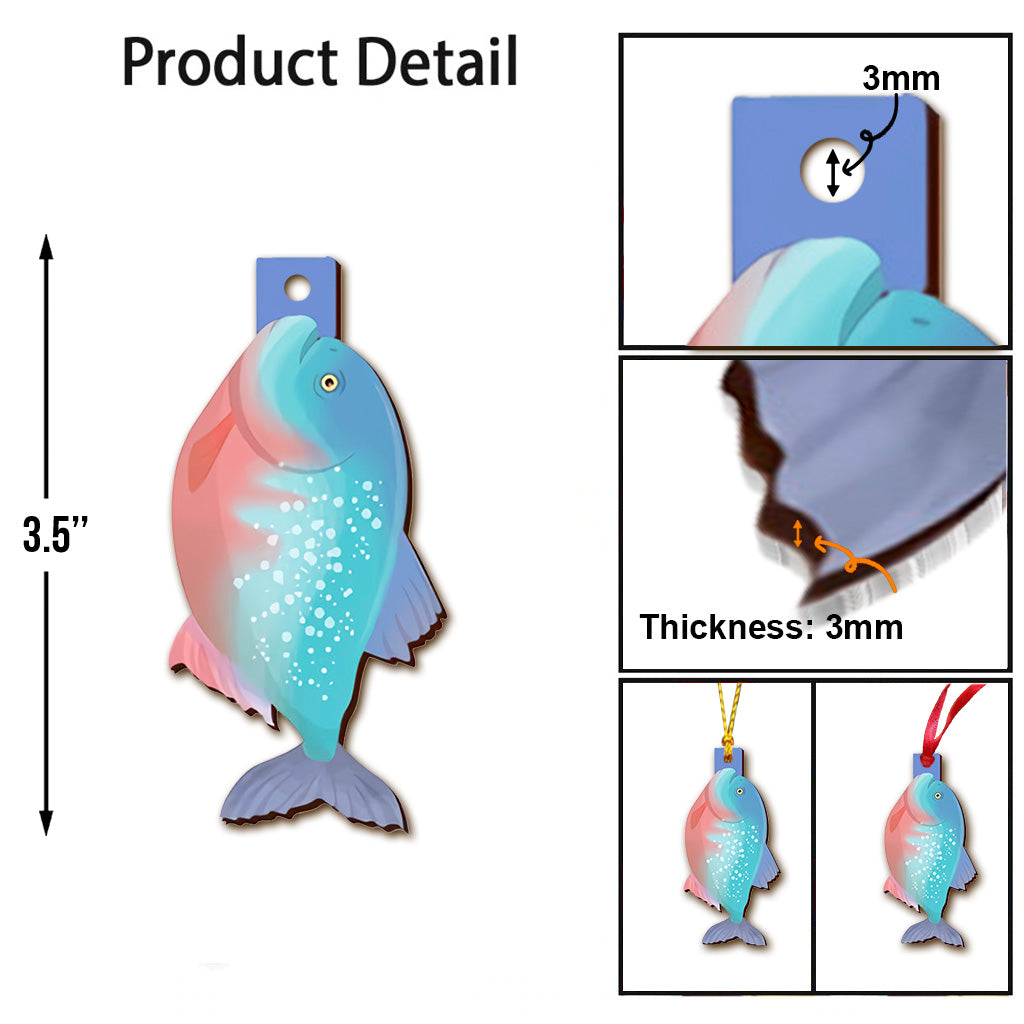 Types Of Fish - Personalized Fishing Ornament