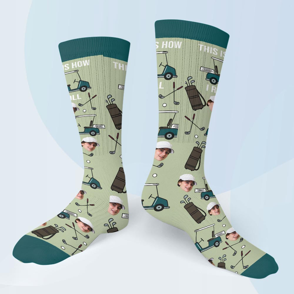 This Is How I Roll - Personalized Golf Socks