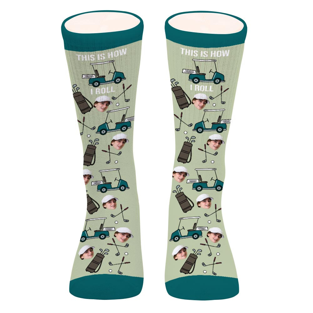 This Is How I Roll - Personalized Golf Socks