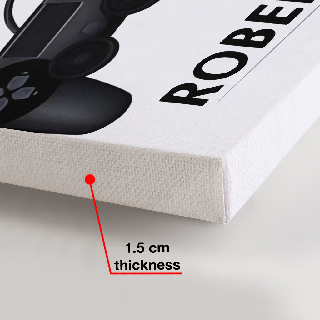 2 Player Mode - Personalized Video Game Canvas And Poster