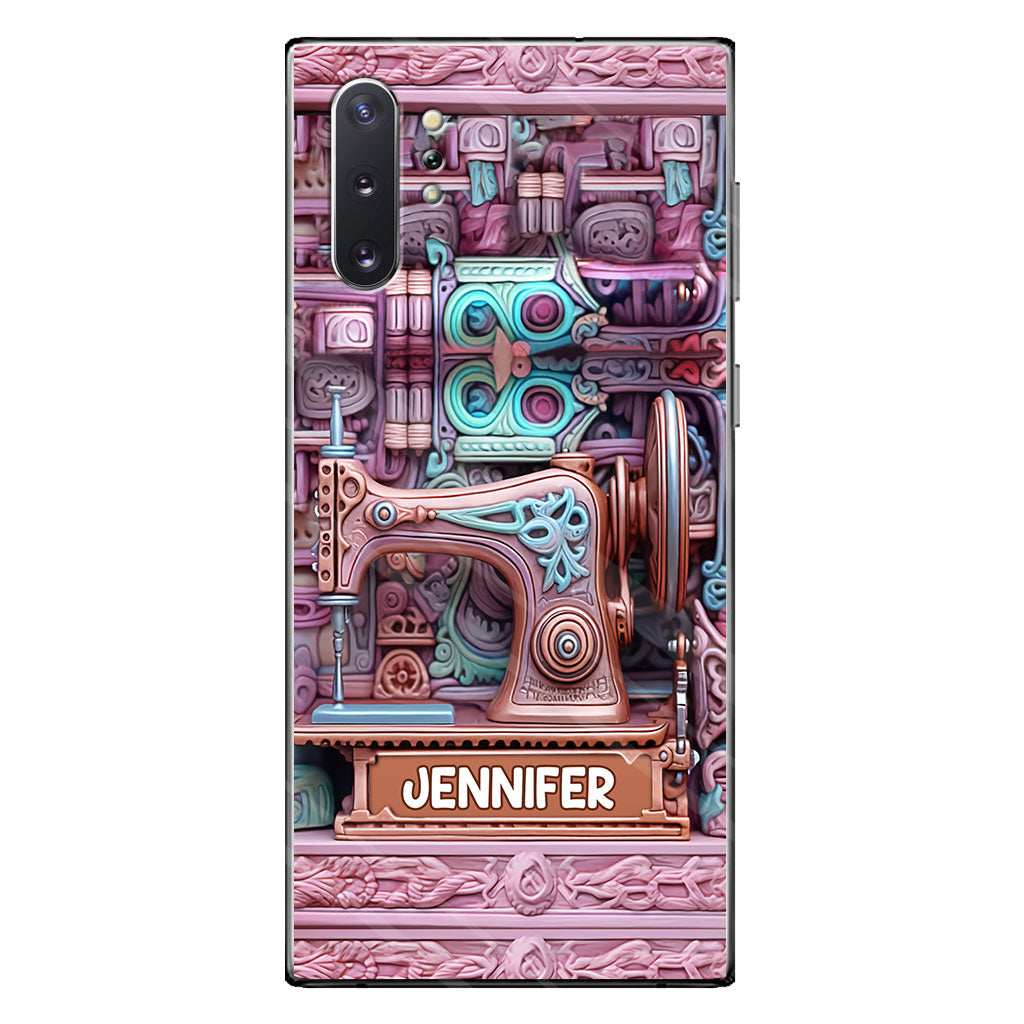Love Sewing - Personalized Sewing Phone Case