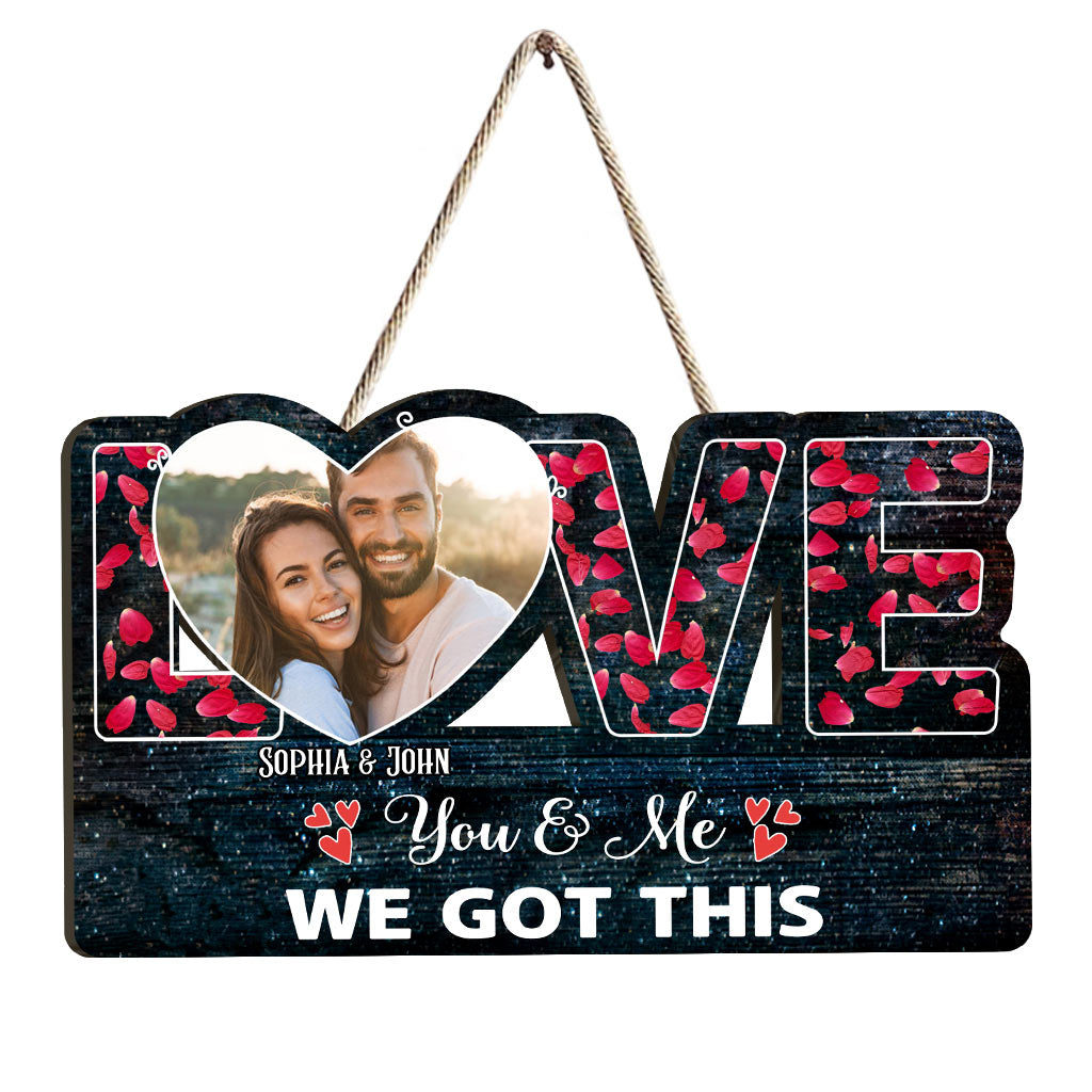 This Is Us - Couple gift for husband, wife, boyfriend, girlfriend - Personalized Wood Sign