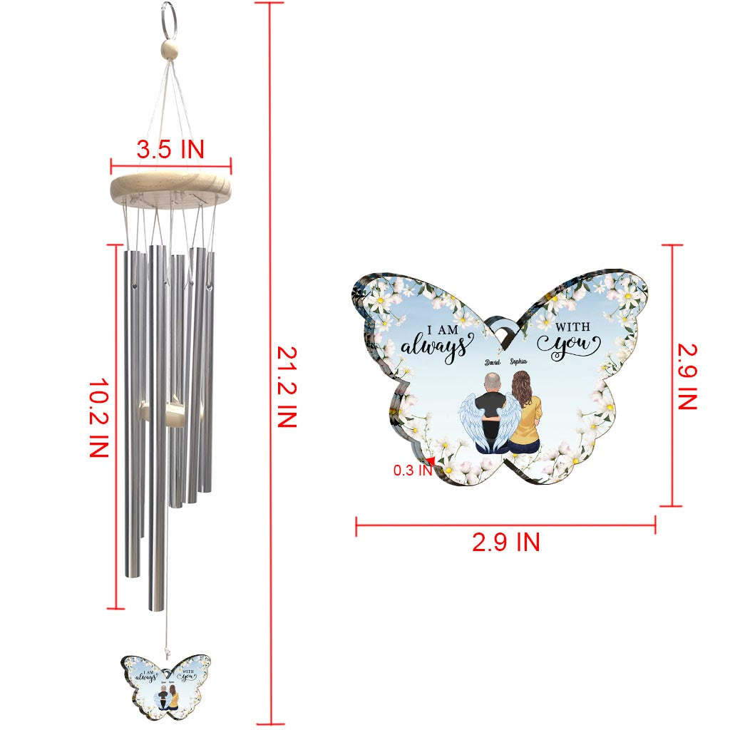 I'm Always With You - Personalized Memorial Wind Chime