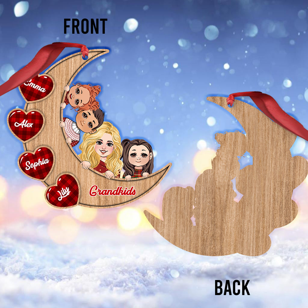 Grandkids - Personalized Grandma Ornament