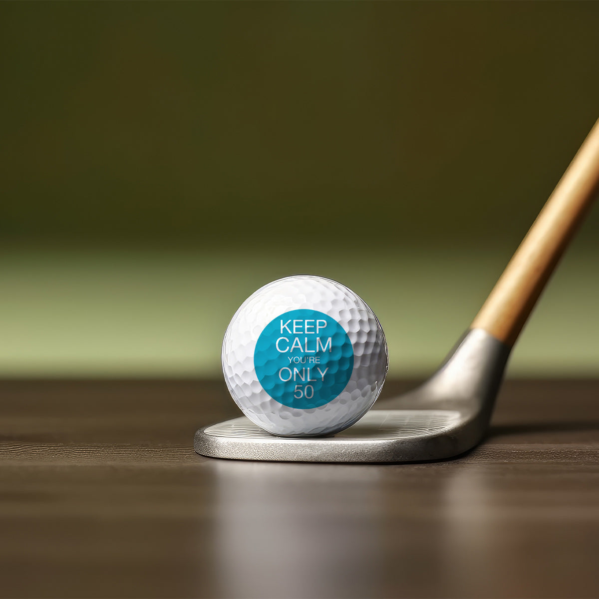 Keep Calm - Golf gift for dad, him, boyfriend, husband, grandpa - Personalized Golf Ball